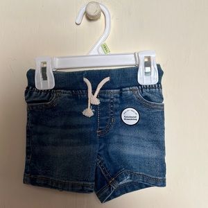Ok!e dokie Jean Shorts size 0-3 months - NWT